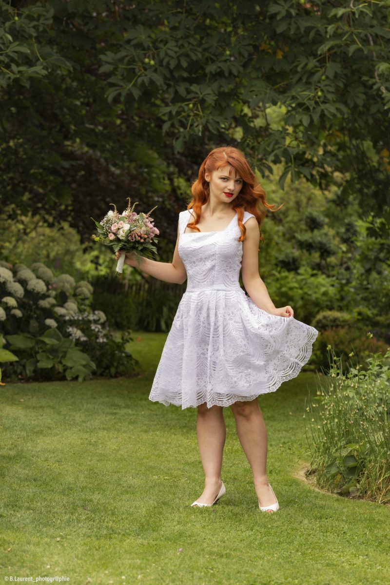 robe de mariée vintage made in france