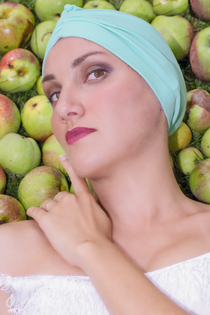 turban vert lagon made in france