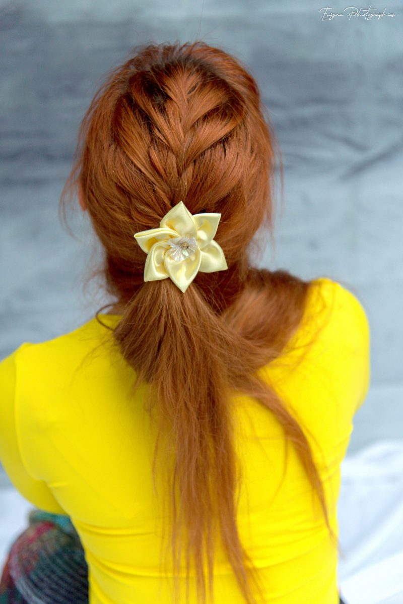 accessoire cheveux jaune made in france