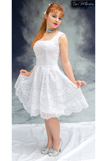 robe blanche made in france