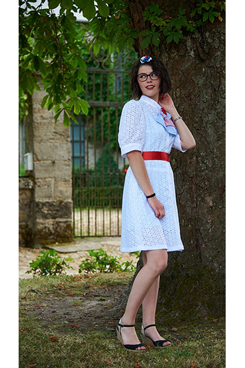 robe blanche made in france