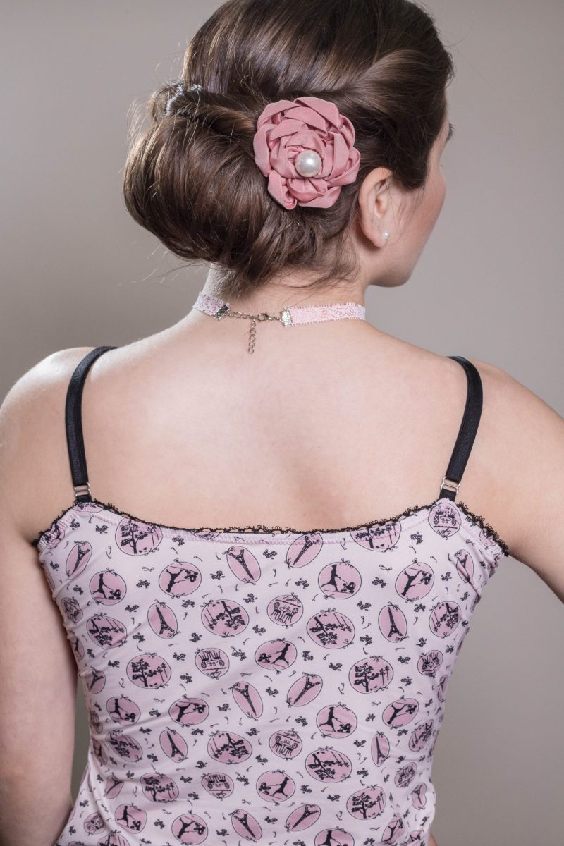 accessoire cheveux rose pastel
