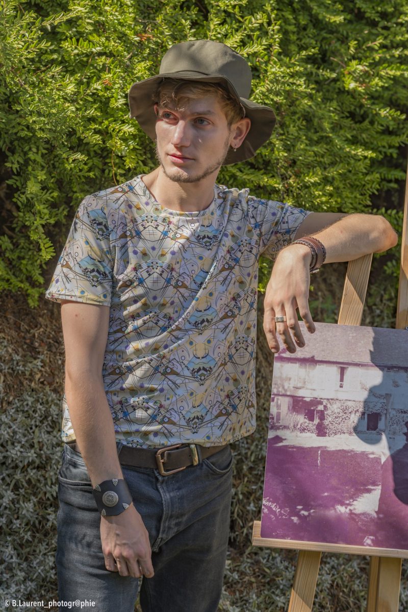 chapeau de soleil kaki