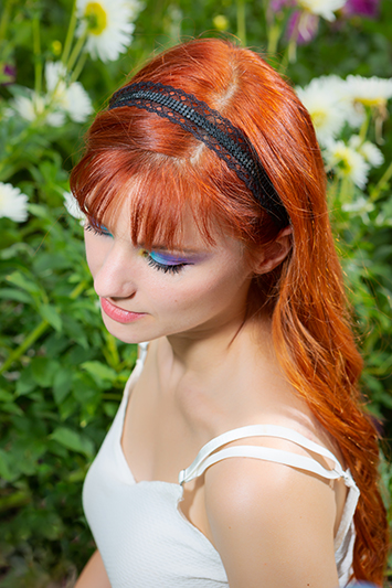 headband noir made in france
