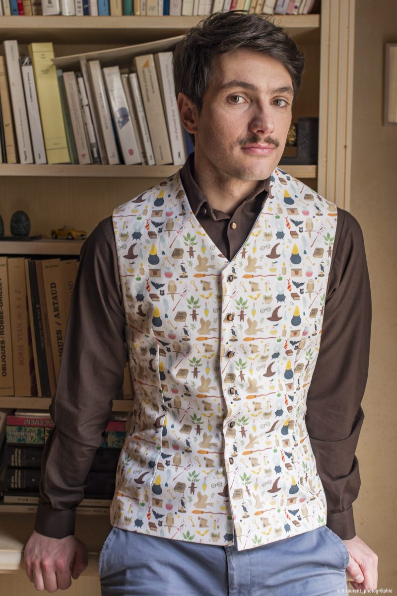 gilet homme d'inspiration Harry Potter