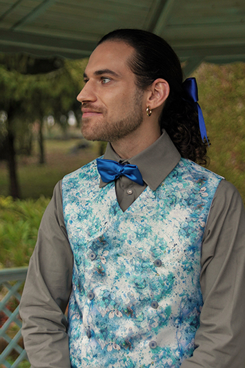 gilet homme bleu made in france