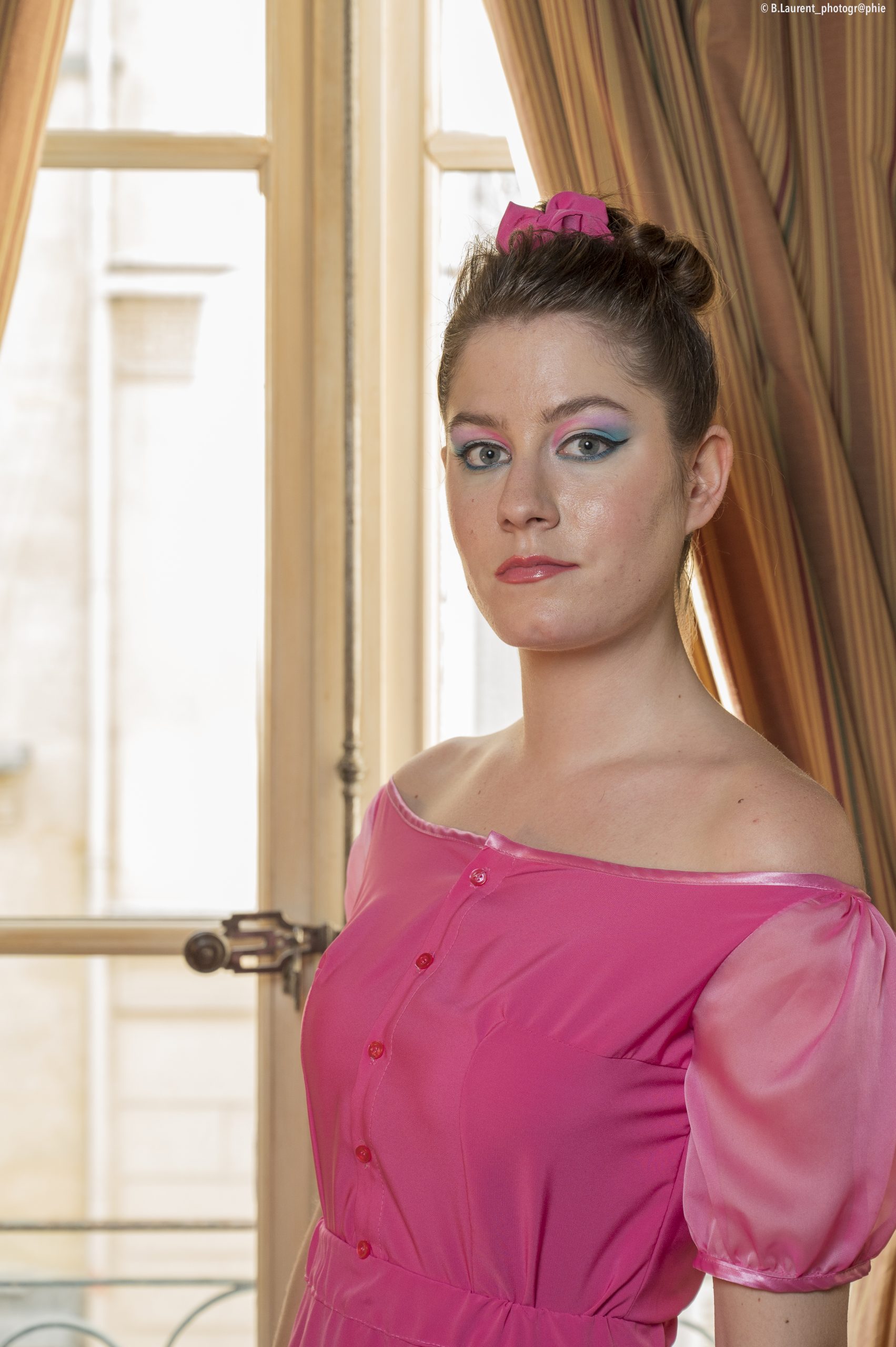 chemisier rose impératrice eugénie