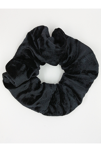 chouchou cheveux velours noir