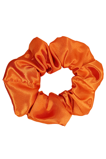 chouchou cheveux made in france satin orange