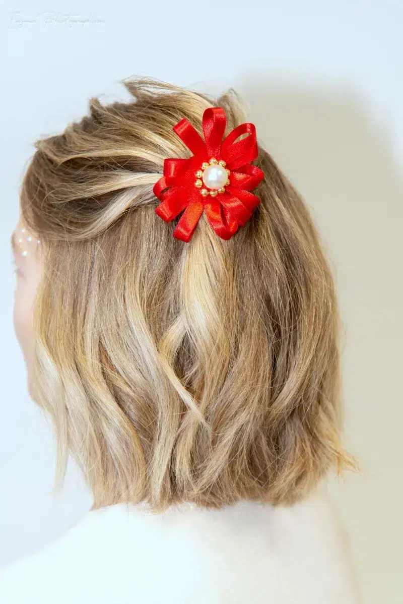 accessoire cheveux made in france rouge