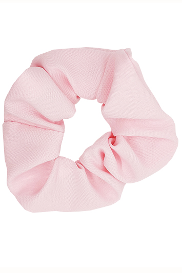 chouchou cheveux fait main polyester rose made in france