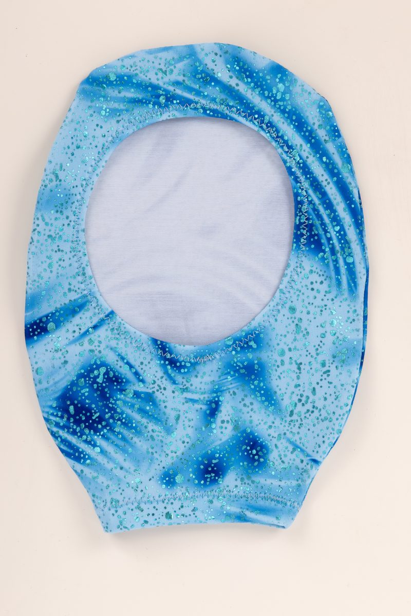 housse de poche de stomie bleue Made in France