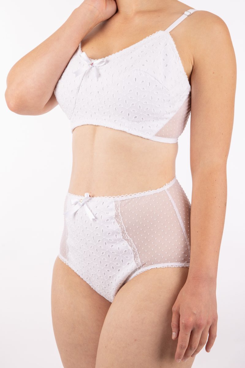 culotte haute broderie anglaise Made in France