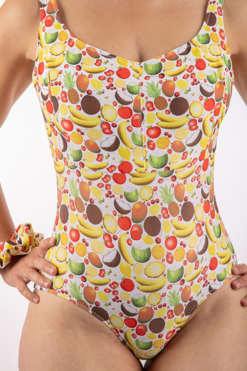 maillot de bain jaune post-mastectomie Made in France