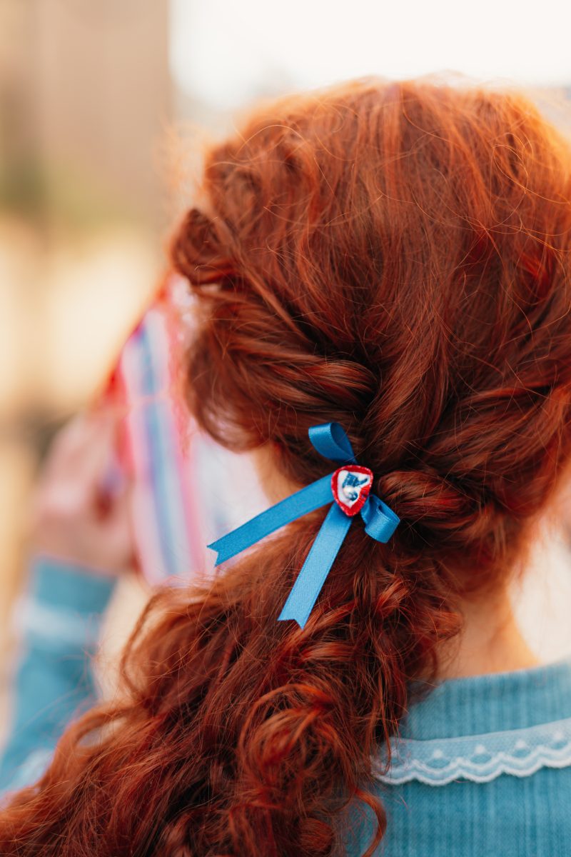Noeud cocarde pour cheveux made in france