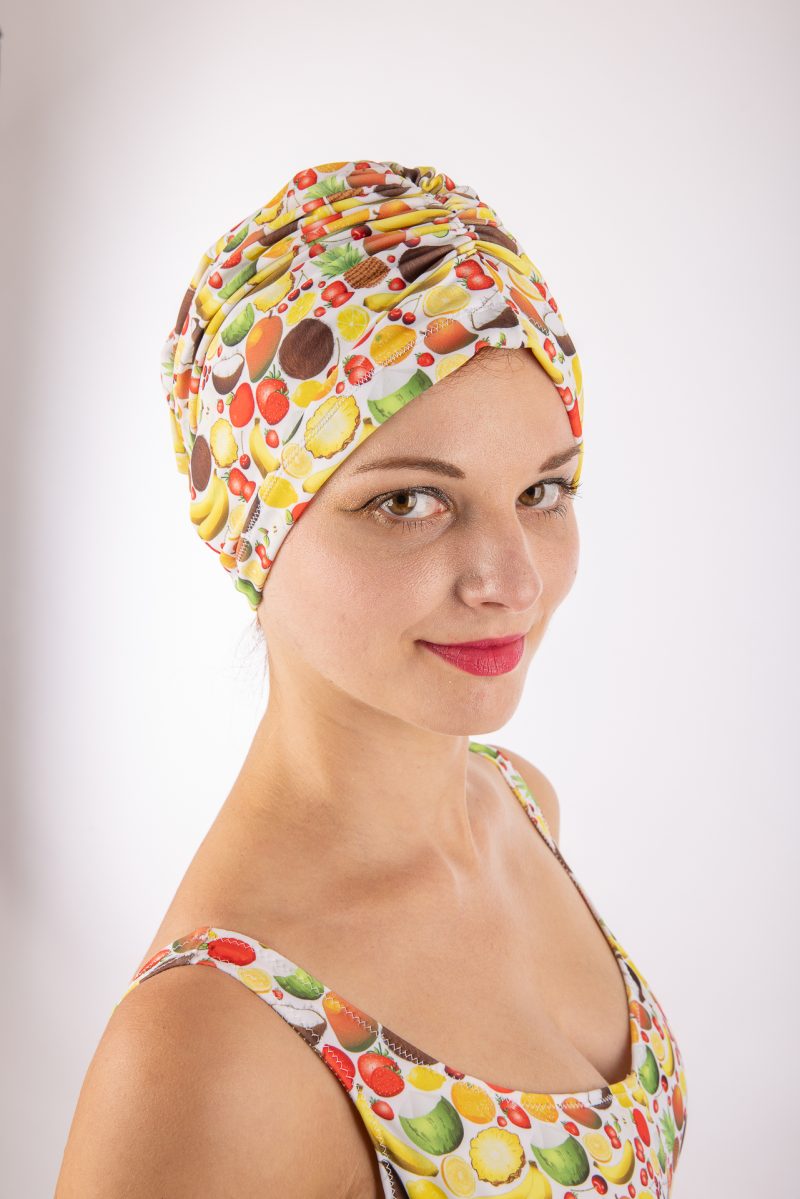 turban jaune femme made in france