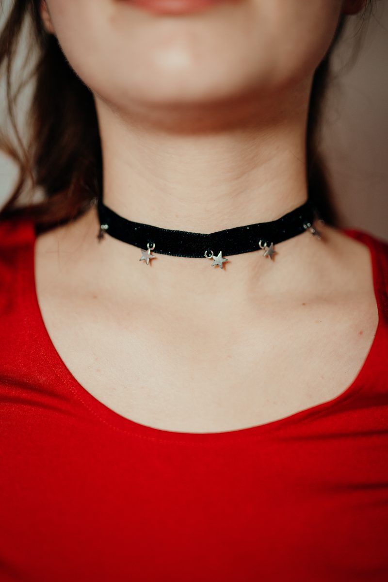 choker collier made in france breloques étoiles rock