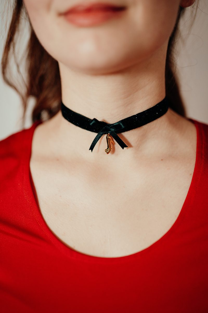 choker noir Cendrillon chaussure Made in France