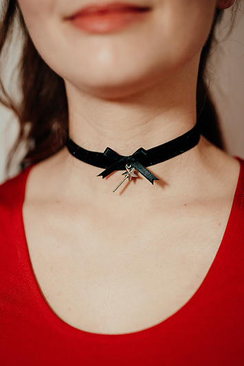 collier choker cendrillon ras-de-cou fee