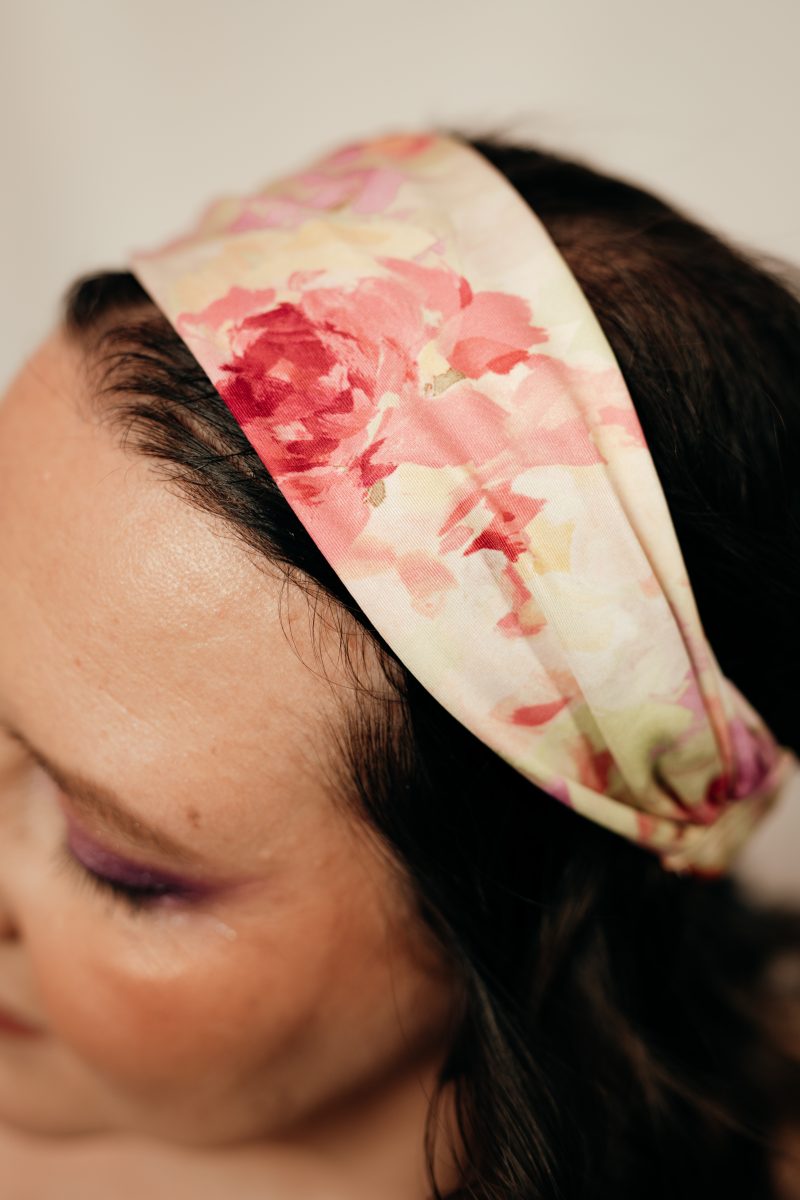 bandeau cheveux made in france à fleurs
