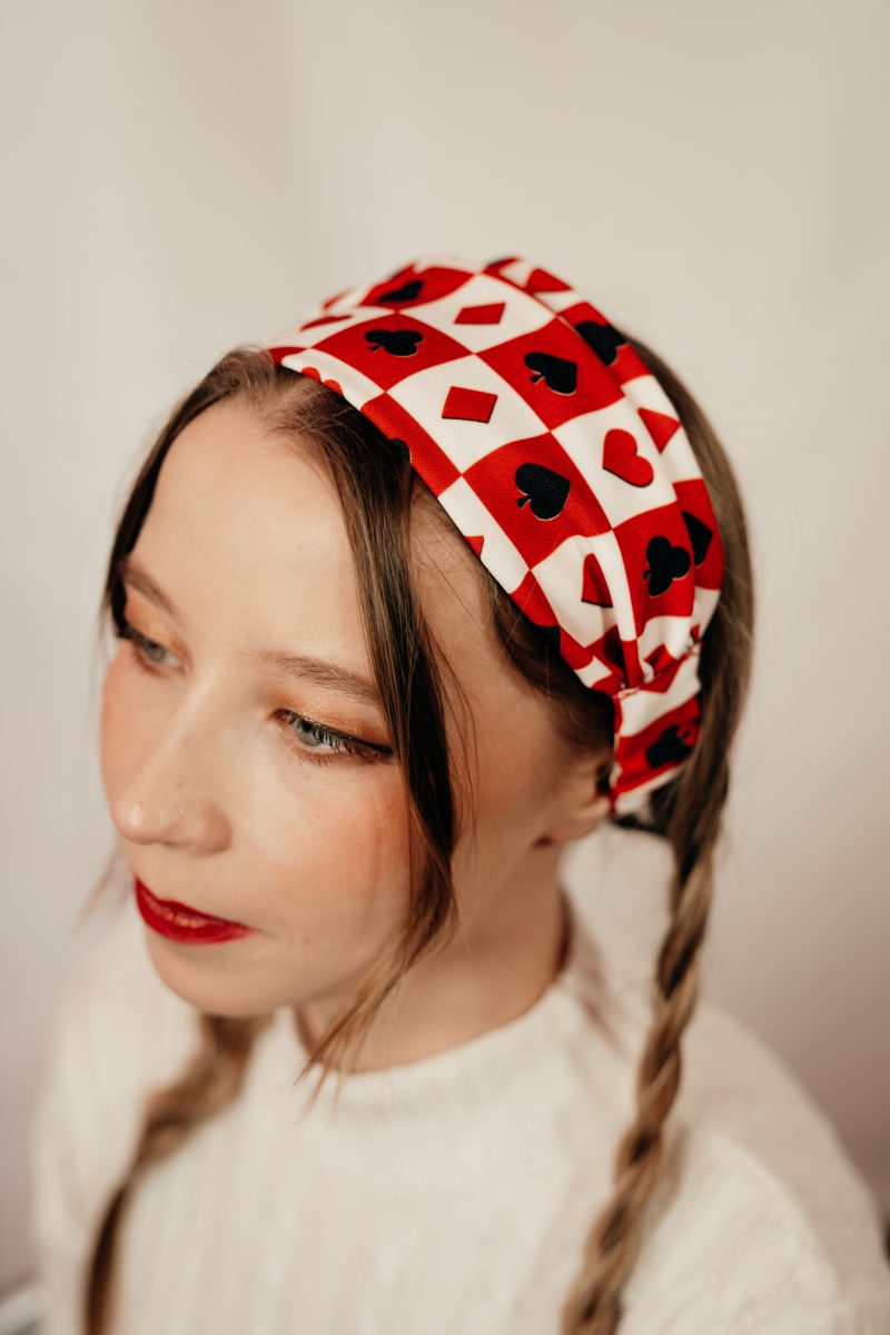 bandeau cheveux made in france Alice au Pays des Merveilles