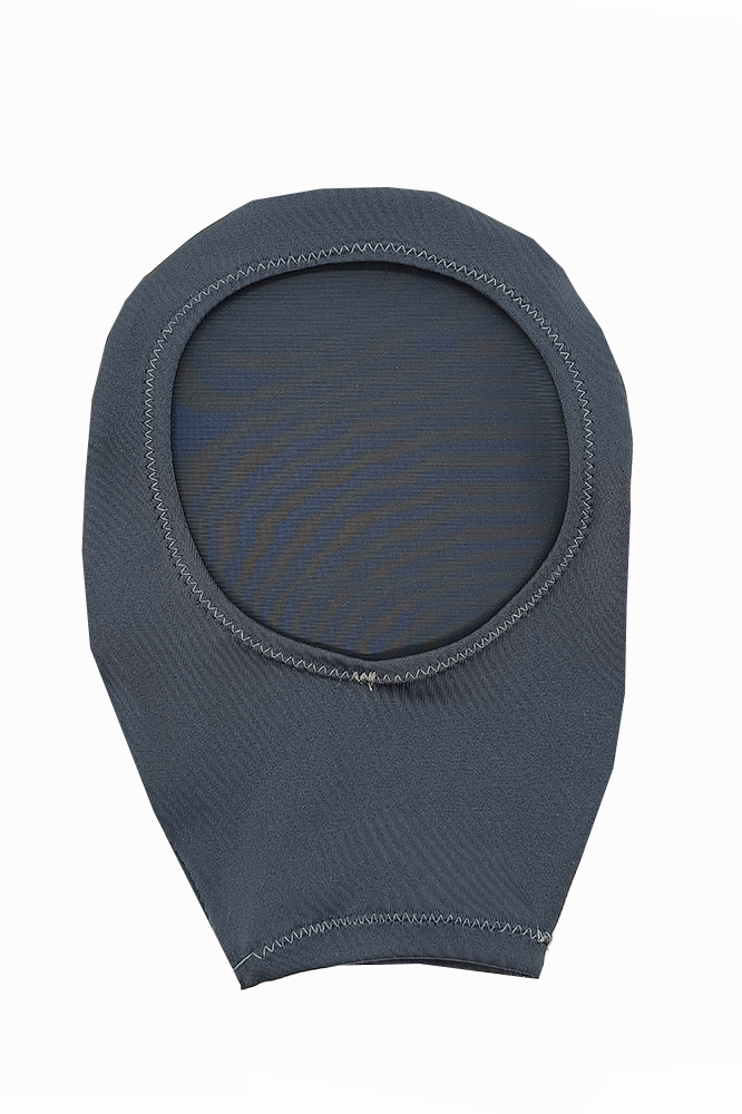 housse de poche de stomie made in france gris uni