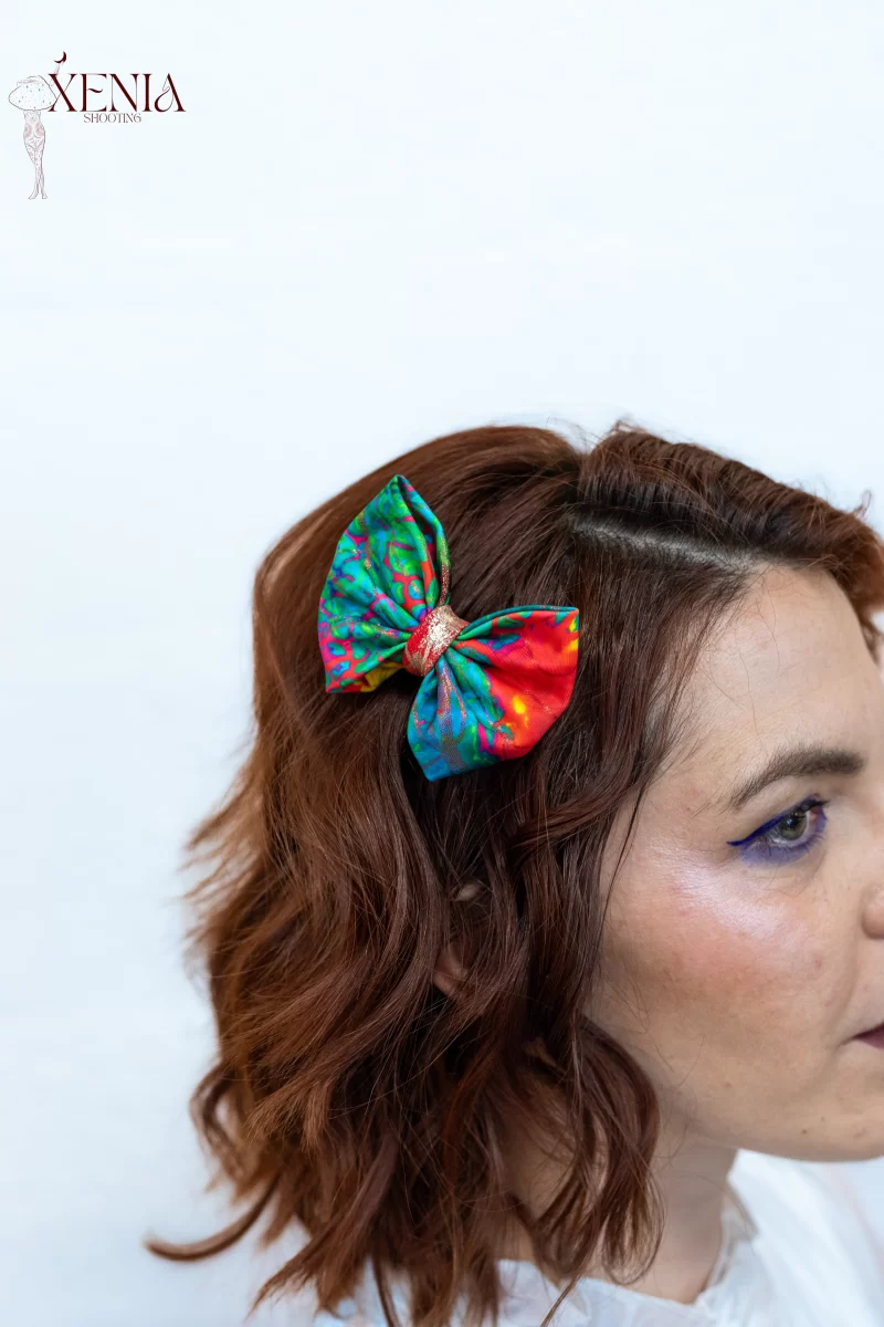 noeud pour cheveux made in france multicolore