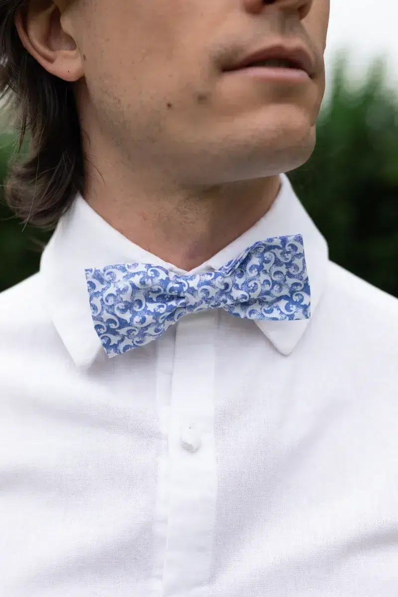 noeud papillon made in france bleu ciel mode homme