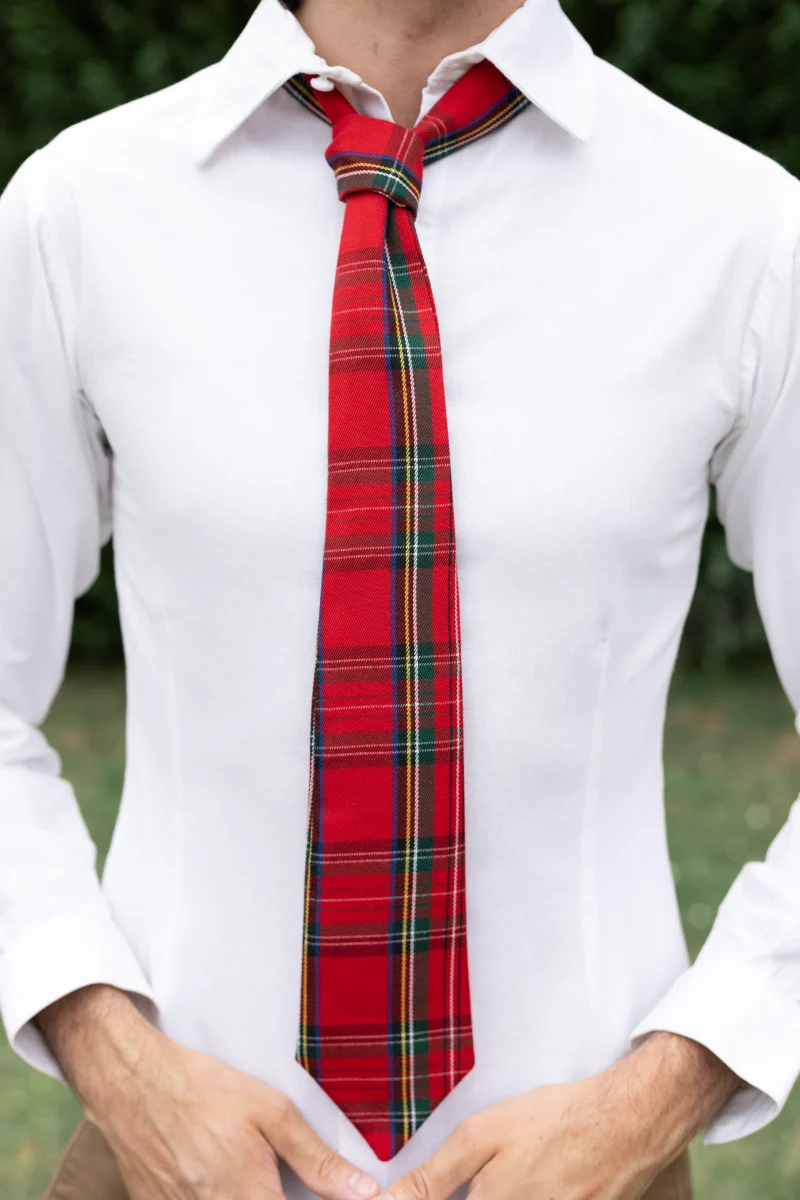 cravate homme made in france royal stewart