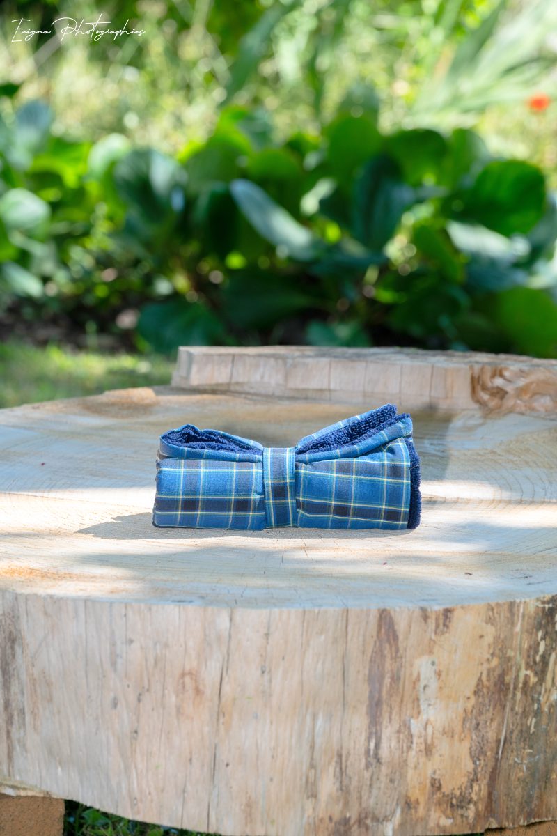 essuie pattes tartan made in france