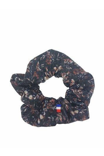chouchou cheveux Made in France dentelle noire