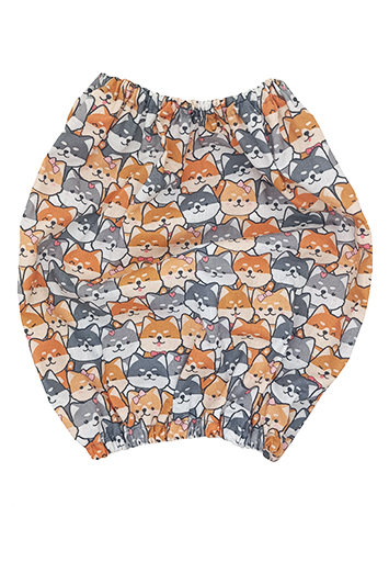 snood pour chien made in france imprimé shiba